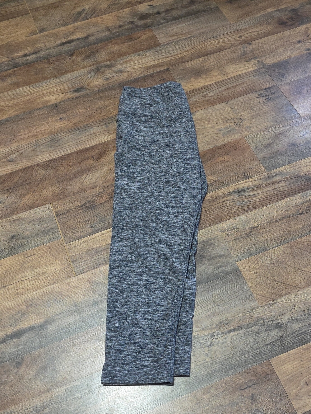 No Boundaries Gray Marled Stretch Leggings
